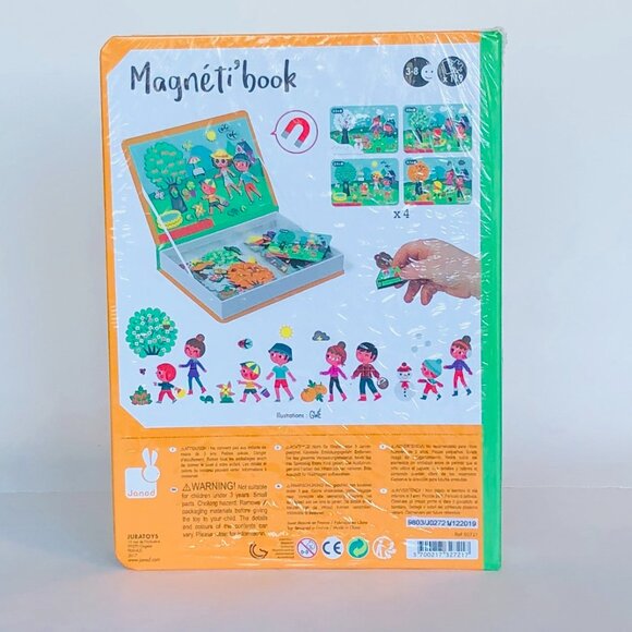 New Sealed Janod Magneti’Book 4 Seasons • 3 to 8 Years - Picture 15 of 16